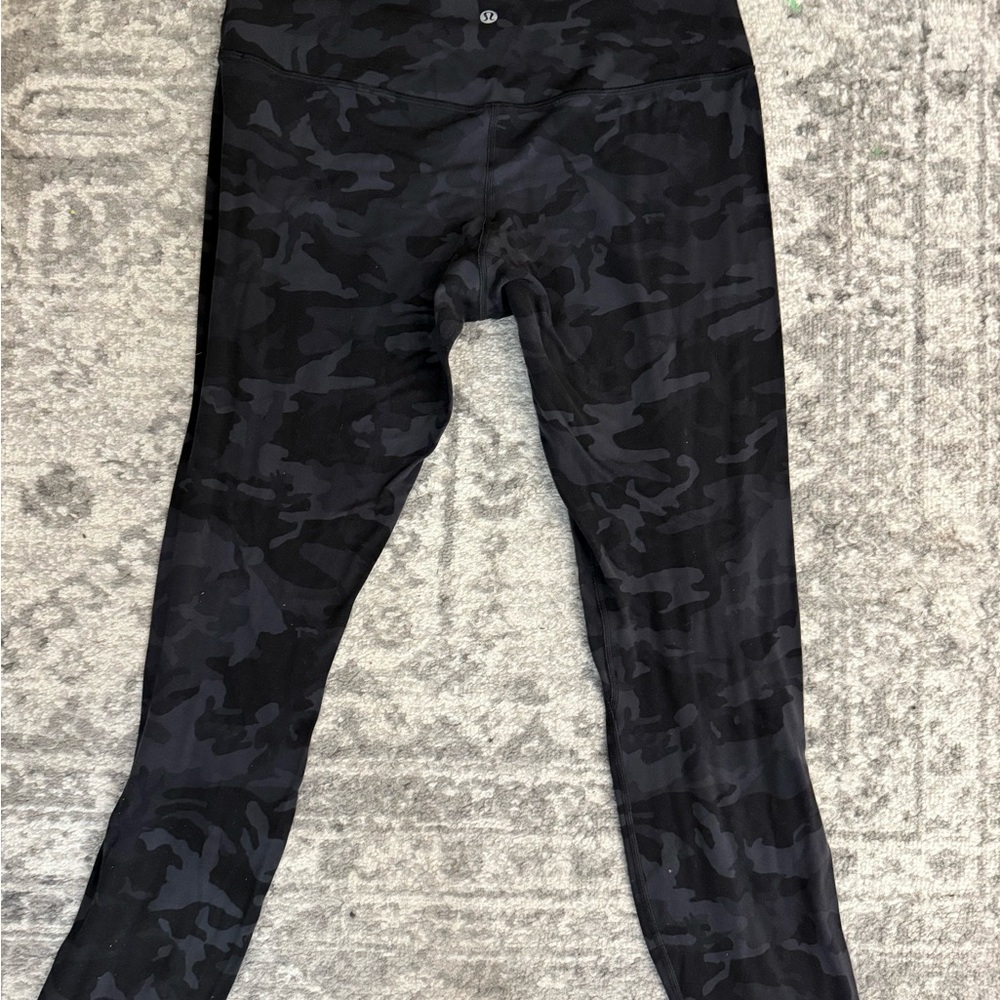 Lululemon Black Camo Leggings